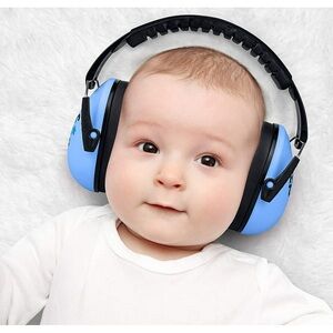 Heartek Kids Earmuffs Hearing Protection - Junior Ear Defenders Ocean Blue